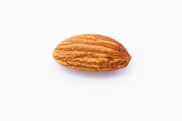 Almond on a white background.