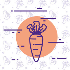 Fototapeta premium fresh carrot healthy food