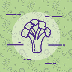 fresh broccoli healthy food