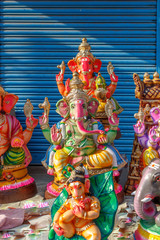 tiny lord colorful ganesha idols for golu Navaratri