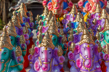 tiny lord colorful ganesha idols for golu Navaratri