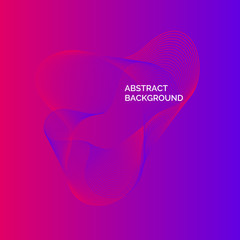 Vector abstract background with modern dynamic waves.