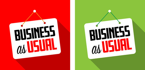Business as usual