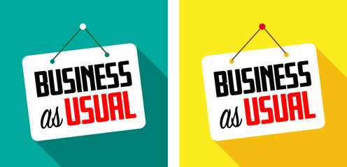 Business as usual
