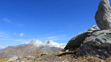 Matterhorn Glacier Paradise Landscapes In Summertime