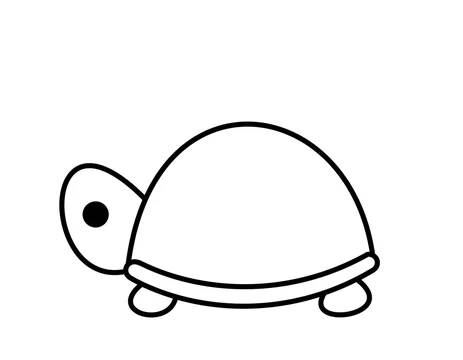 亀 線画 Stock イラスト Adobe Stock