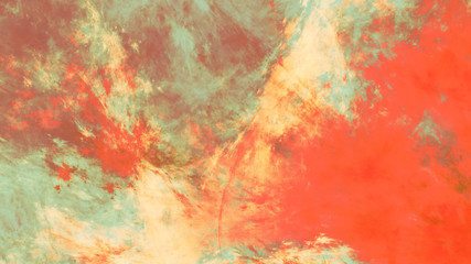 Abstract painted grunge texture. Fractal background. Digital art. 3D rendering.
