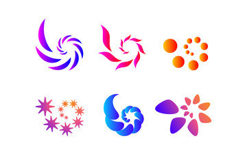 Fototapeta premium vector abstract icons