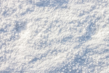 Background of snow flakes lumps