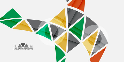 Geometric colorful abstract background