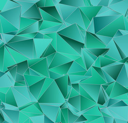 Fototapeta premium Triangular 3d, modern background