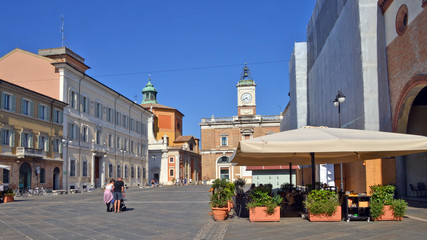 veduta panoramica di alcuni angoli di Ravenna, Italia