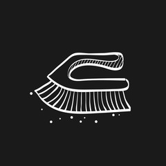 Sketch icon in black - Brush