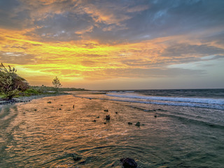 Roatan coast Honduras