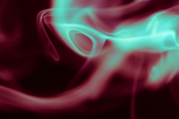 Abstract Smoke on Black Background