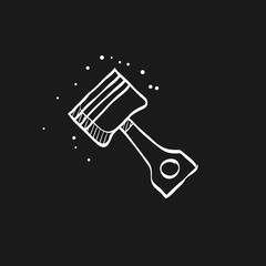 Sketch icon in black - PIston