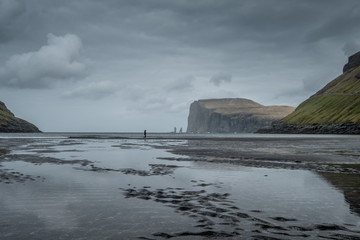Beach of faeroe islands