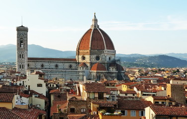 Fototapeta premium Dome of the cathedral, Florence, Italy