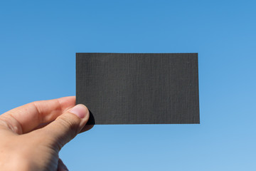 blank to create a business card layout