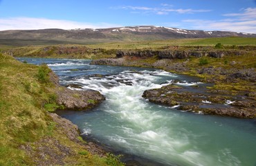 River Blanda in the northwest of Iceland, near Blönduos.