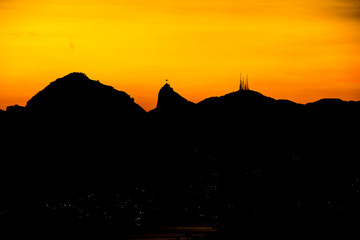 Sunset in city park niter&oacute;i