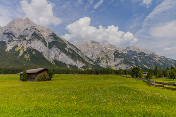 Tirol, Austria, Leutasch region. Alpine Landscape. 