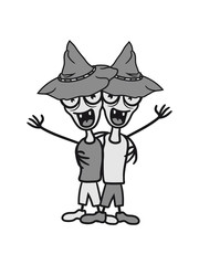 brüder 2 freunde paar lachen gesicht kopf hut bayern deutschland german oktoberfest party feiern fest saufen trinken alkohol bier krug durst team crew spaß