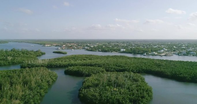 Flying Over Jupiter Island and Towards Stuart Florida