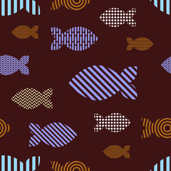 decorative abstract fish