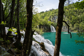 Naklejka na ściany i meble Plitvicer Seen, Kroatien