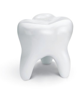 Healthy teeth for dentistry design. Vector 3d illustration