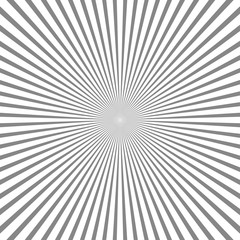 Grey abstract sun rays vector background