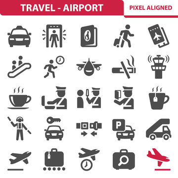 Travel - Airport Icons
