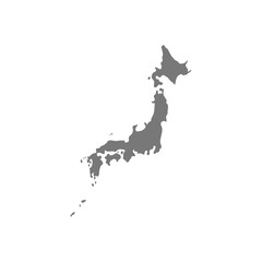 Japan map vector