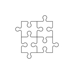 Puzzle vector icon