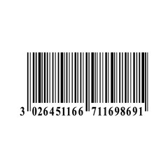 Barcode icon vector