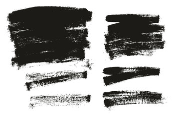 Paint Brush Background High Detail Abstract Vector Background Set 138