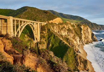 Bixby Creek Bridge on Highway 1, California