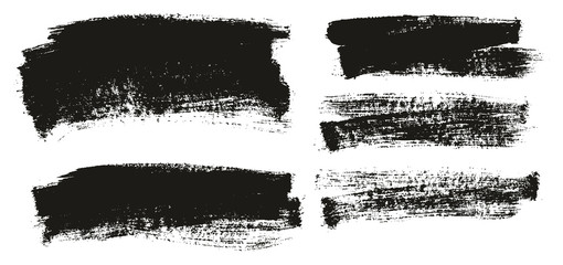 Paint Brush Background High Detail Abstract Vector Background Set 123
