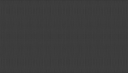 White honeycomb on a black background. Seamless texture. Isometric geometry. 3D illustration