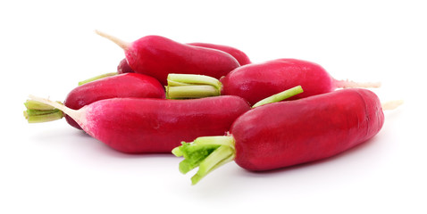 Fresh red radish.