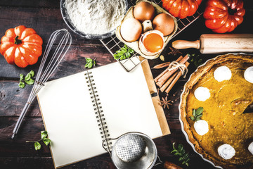 Autumn baking background