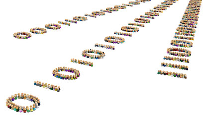 Cartoon Crowd, Zero One Lines