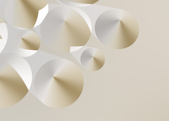 Abstract cone background, 3D