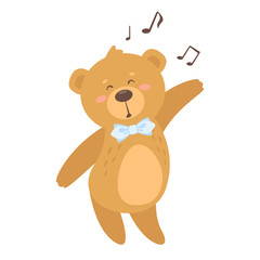 cartoon cute teddy bear