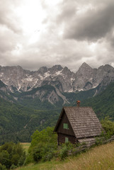 house in the mountains