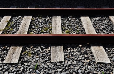 The rail of Hitachi Seaside Railway