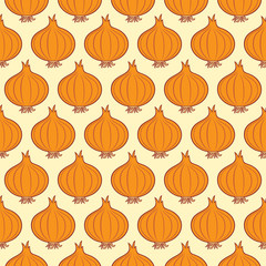 background pattern with onions