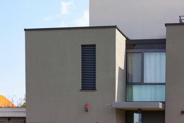 modern villa building facades and details