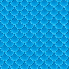 fish scale pattern vector illustration